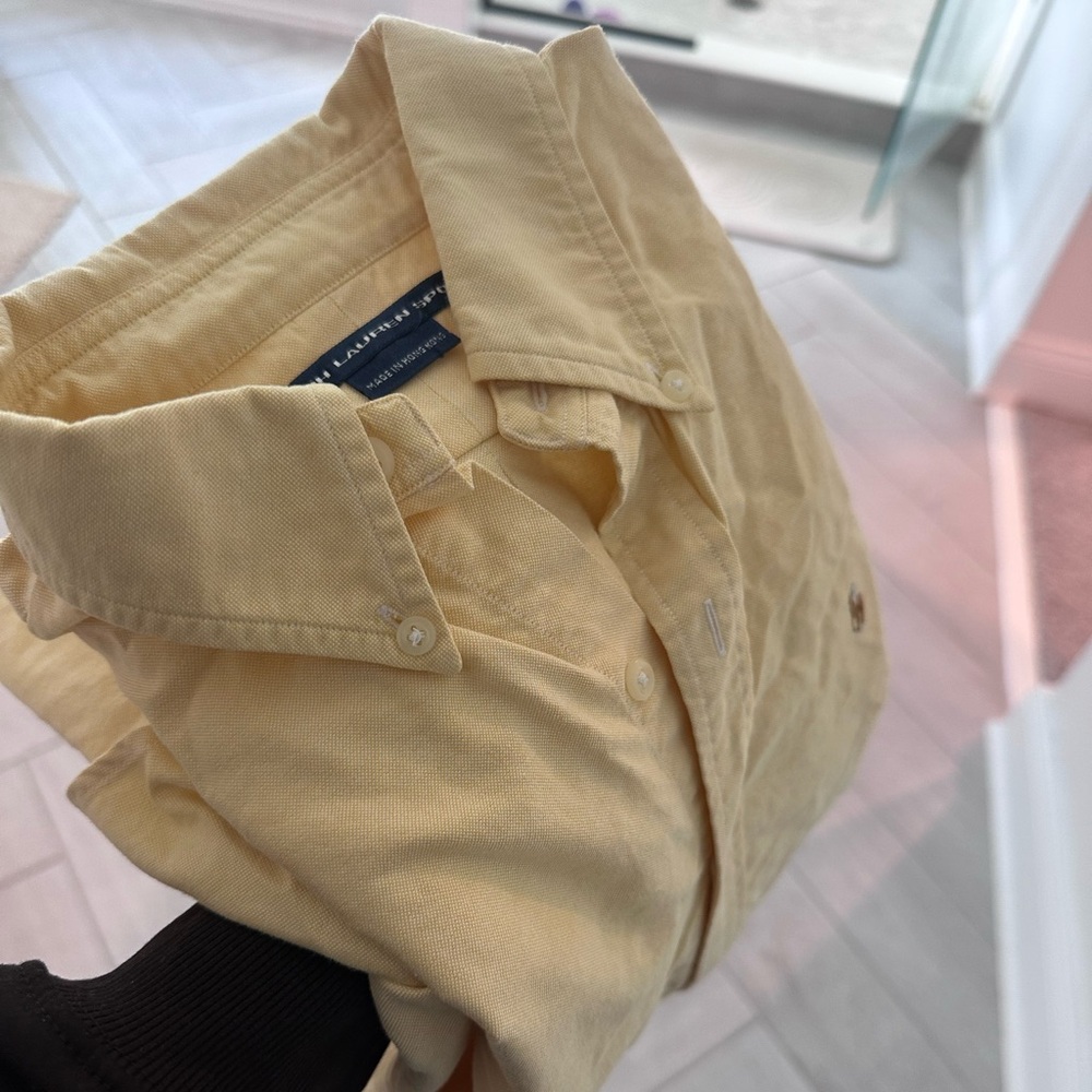 Ralph Lauren Butter Yellow - Oversized button down